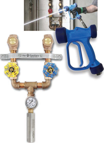 Wash down station by Ace Sanitary from Acuity Process Solutions