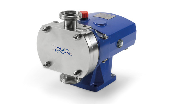 Alfa Laval rotary lobe pump for sanitary fluid handling in pharmaceutical processing