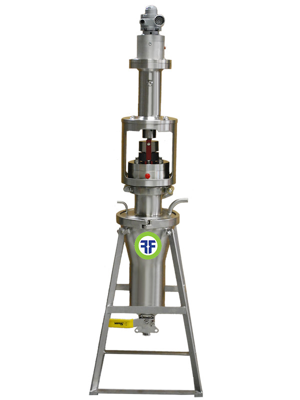All-stainless small mixer for sanitary bioprocess mixing applications