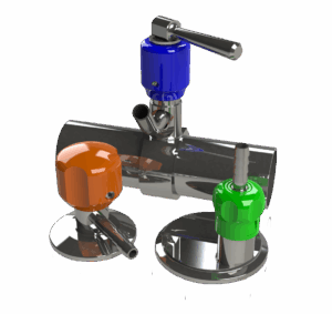 Fluidline high-purity bleed valves