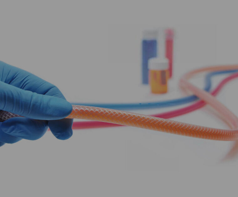 Clear silicone tubing for pharma and biopharma