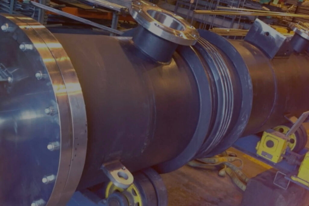 Large industrial heat exchanger for bioprocess heat transfer