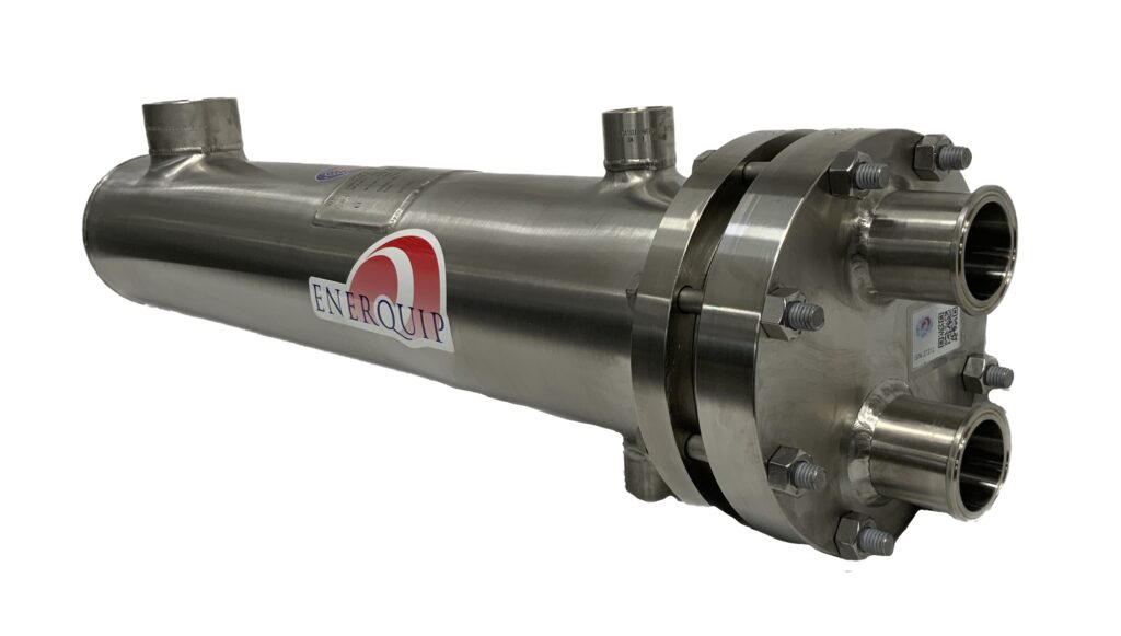 Enerquip sanitary heat exchanger