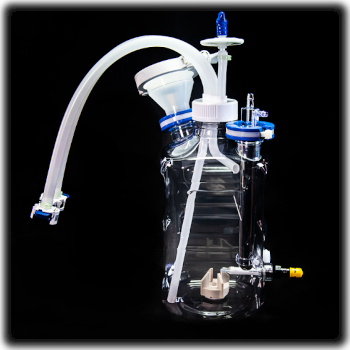 single use carboy mixing assembly