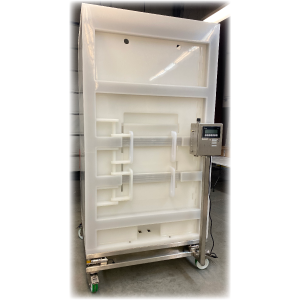 bag cart with integrated weighing system