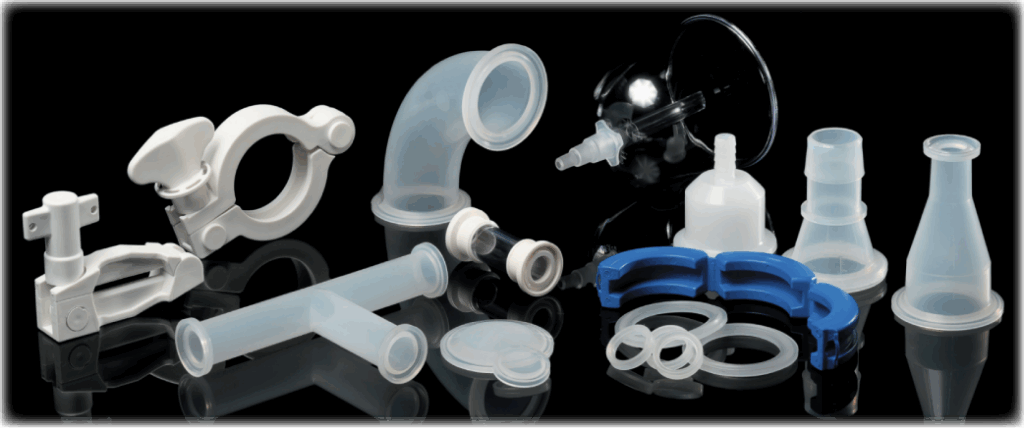 biopharma fittings and clamps including pvdf (KYNAR), polypropylene and other non-metallic materials