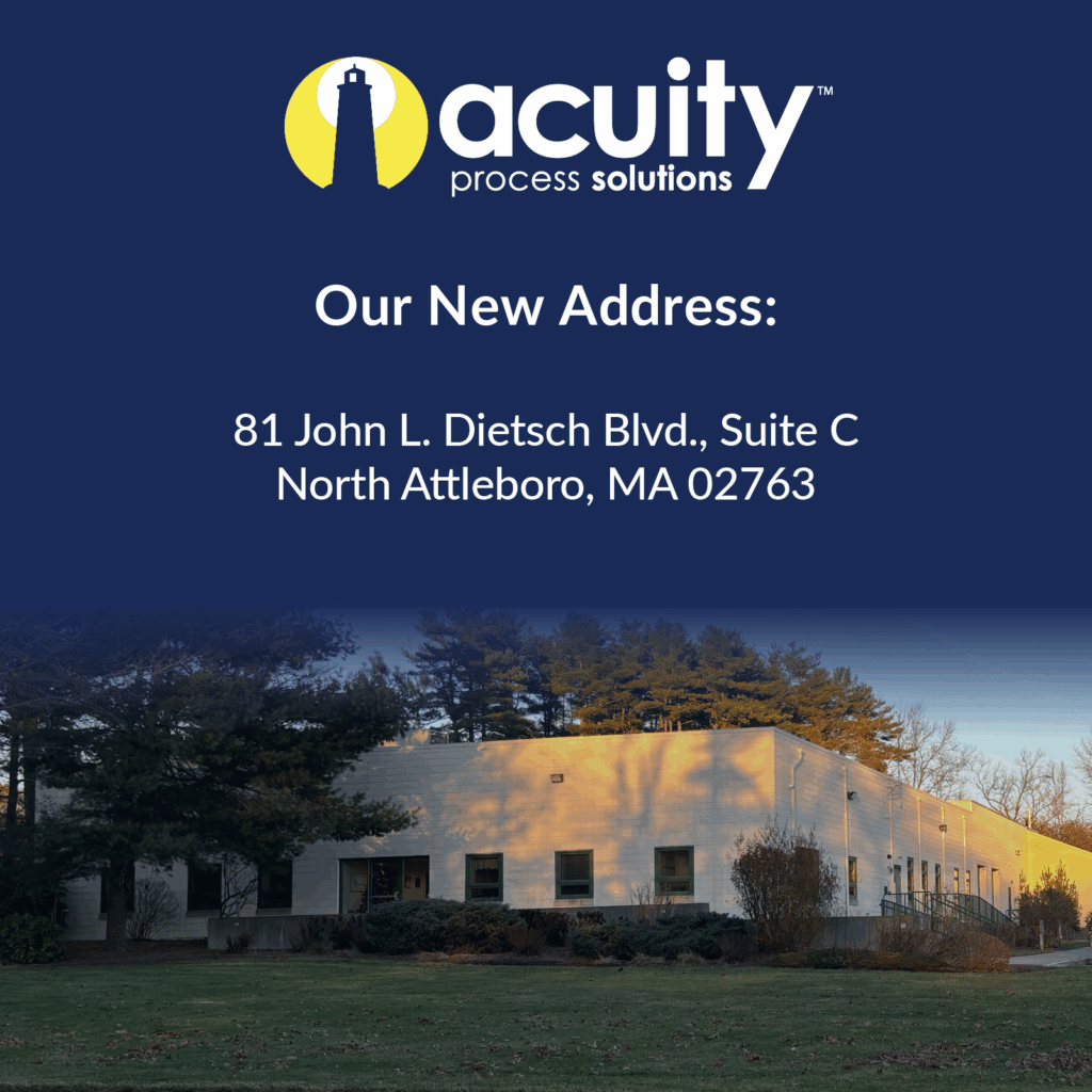 Acuity process has expanded into a new larger location