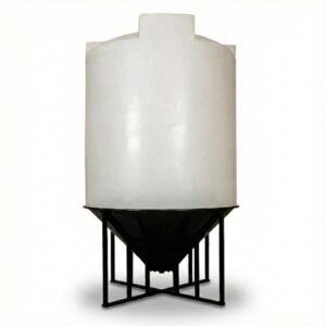 assman polyethylene conical bottom tank