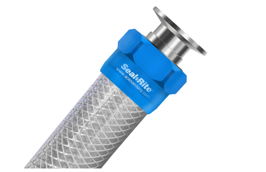 Ace Sanitary Braided PVC Hose with Sanitary End Fitting