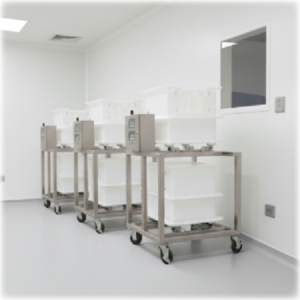 weighing carts with digital load cells by acuity process solutions