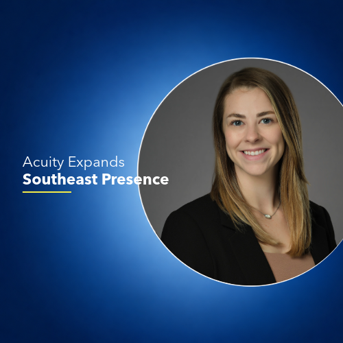 Acuity Expands Southeast Presence with new bioprocess sales associate brook turner